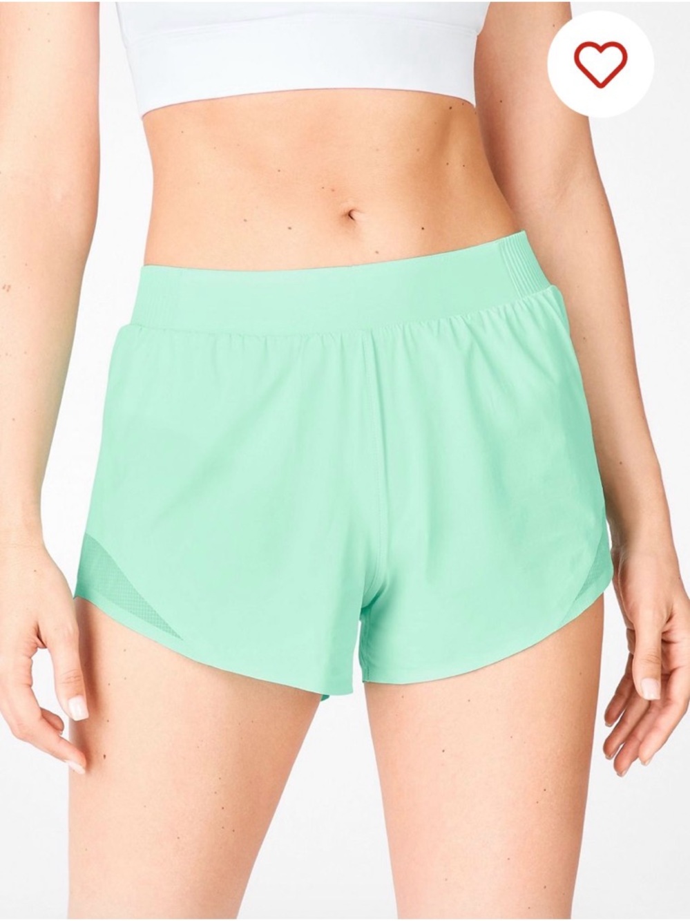 Fabletics Mint Athletic Running Shorts